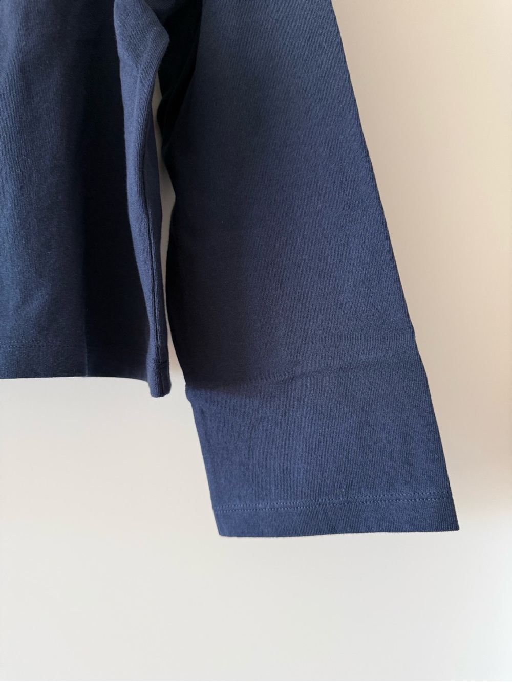 Uniqlo Washed Cotton Polo Shirt (Navy) - Picture 4 of 6